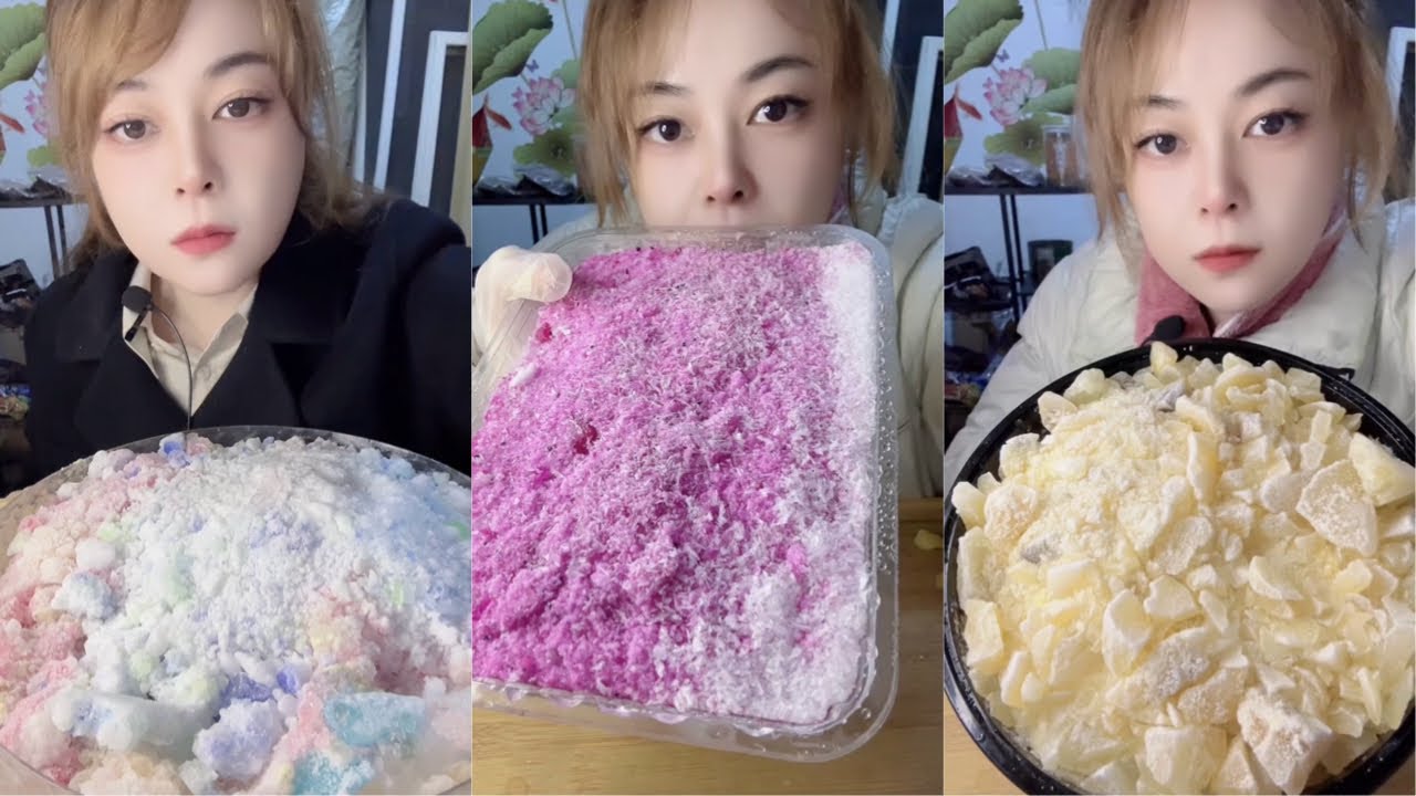 Crushed Ice Eating ASMR | Ice Eating 