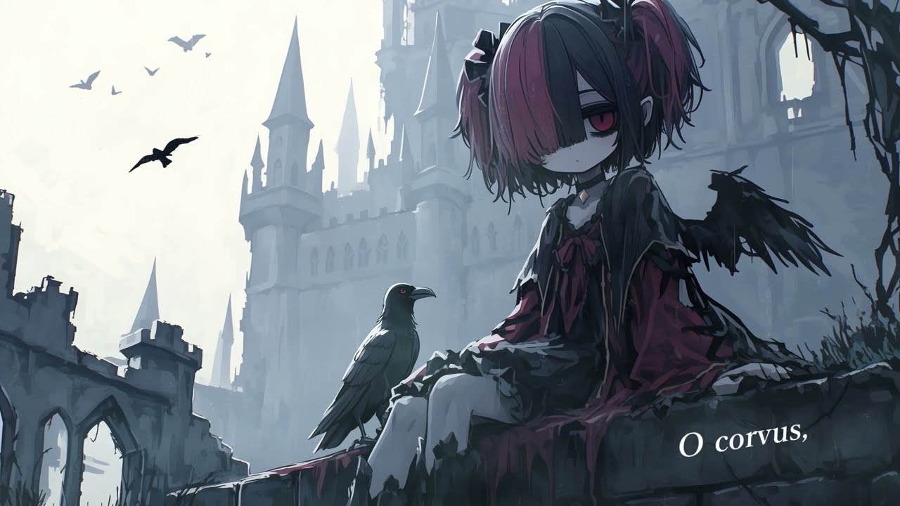 【作業用BGM】嗚呼.. 烏 - O corvus,  | Gothic Female Vocals 【架空言語/ゴシック/ダーク/メルヘン/ファンタジー/チル】