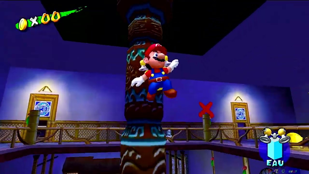 Super Mario Sunshine (3D All-Stars)  Plage Sirena - 30 pièces bleues