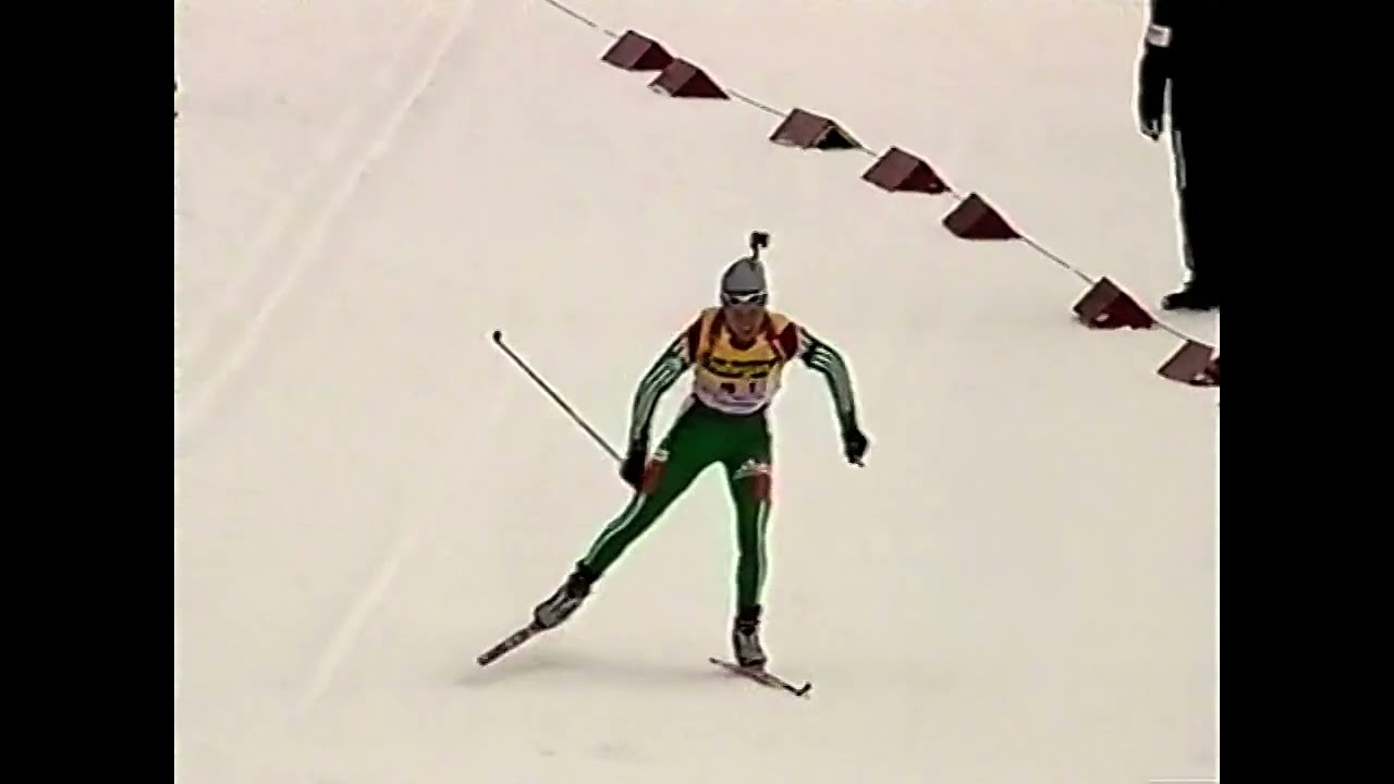БИАТЛОН. ЧМ 2003. Ханты-Мансийск. Женщины. Эстафета 4x6 км. (Web). 20.03.2003. 720p.