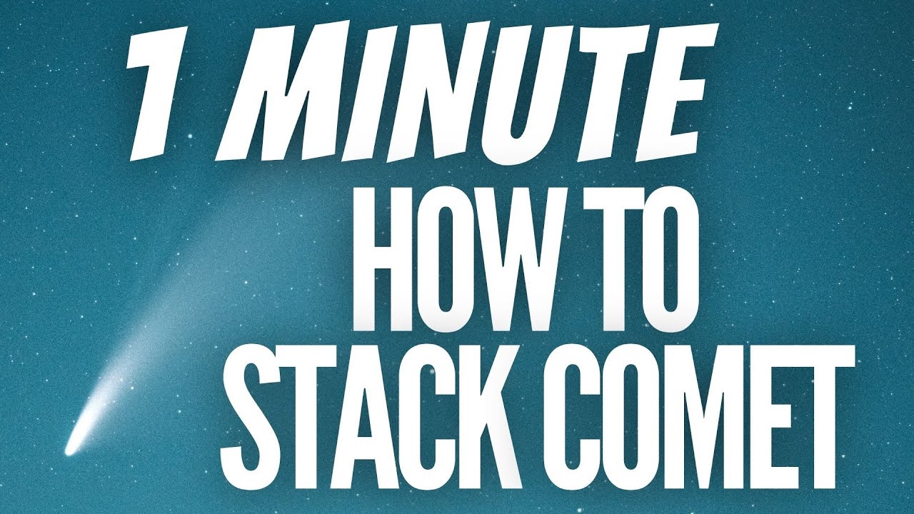 Как сложить комету в Deep Sky Stacker &mdash; руководство по астрофотографии для начинающих