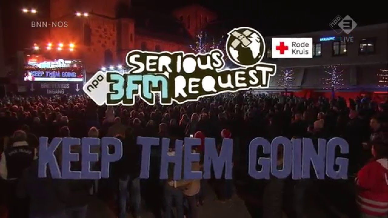 Openen deur glazenhuis - Serious Request 2015