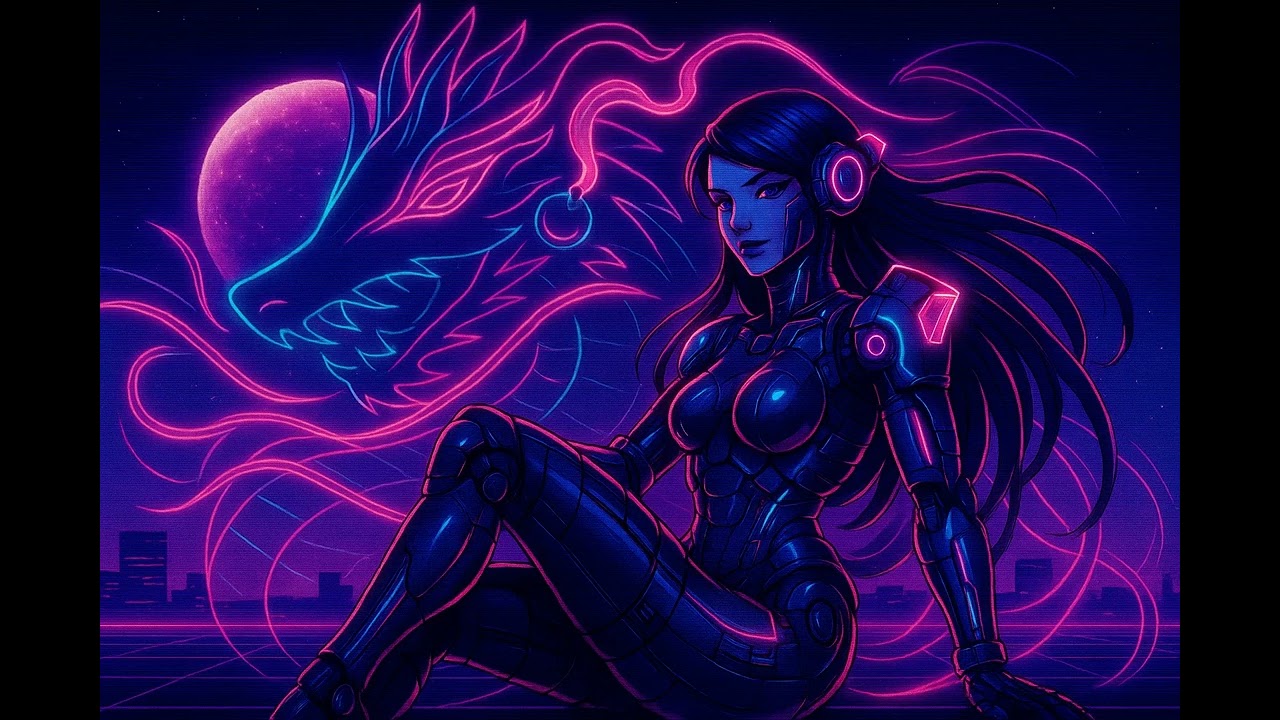 Midnight Drive Over Skies 🌌 | Synthwave • Retrowave • Night Drive Mix #synthwave #retrowave #nightd