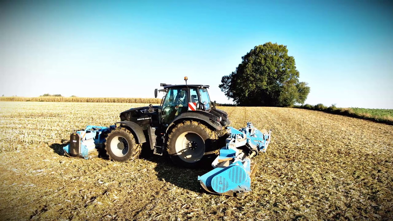 Front-Heck-Mulchkombination HFM 285 und HM-K 860 im Praxiseinsatz