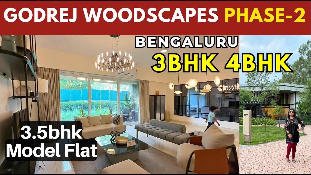 New launch property near Whitefield|Godrej Woodscape Phase2| Model Flat|Luxury  Apartment Whitefield