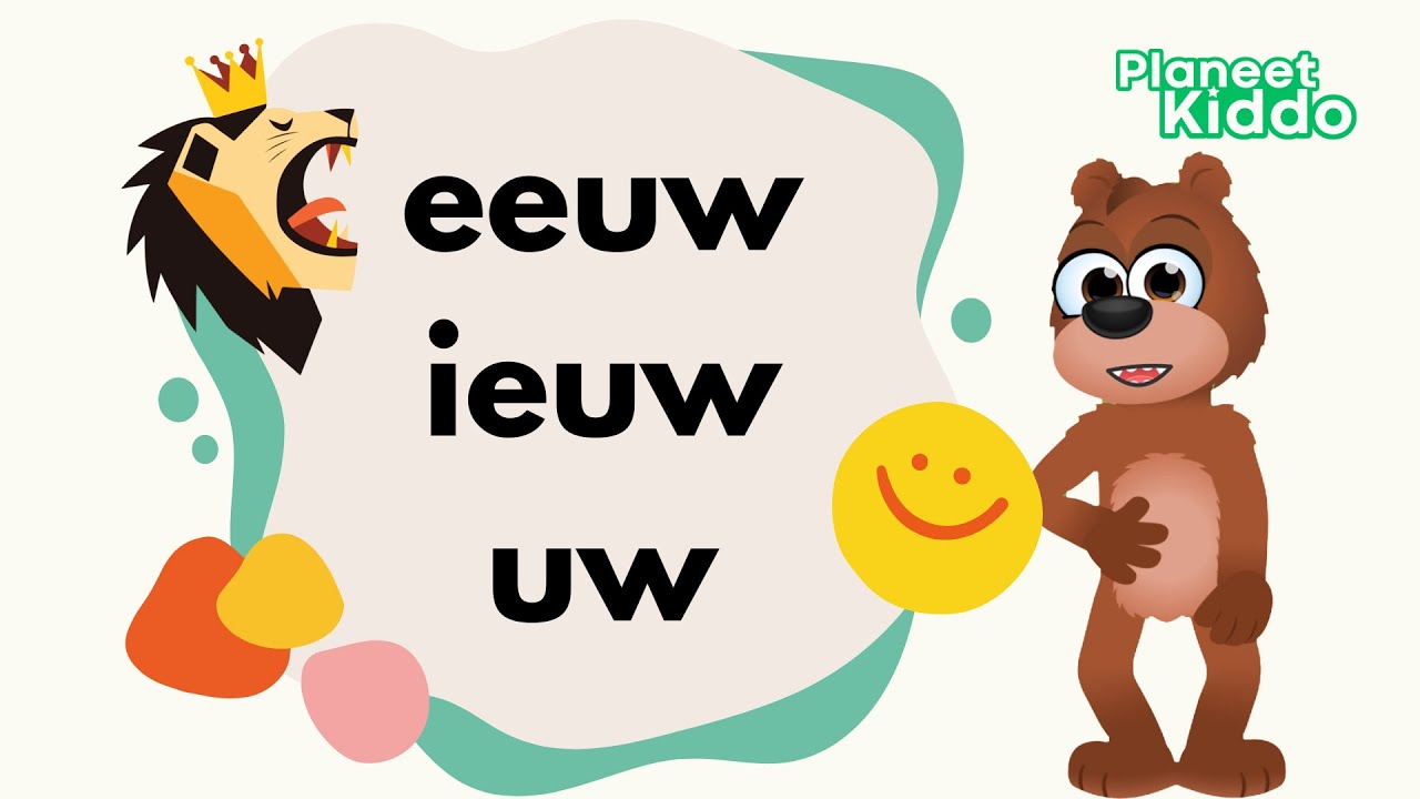 💬 -eeuw, -ieuw & -uw Klanken Leren | Eeuw, Ieuw & Uw Klank | Groep 3/4 & NT2 | Kleuters | Dyslexie