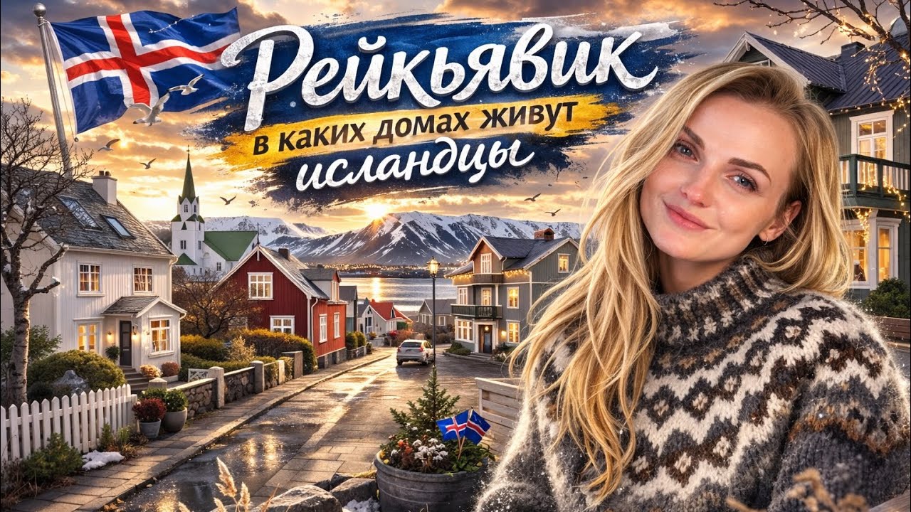 Исландия: гуляю в Рейкьявике, показываю дома исландцев 