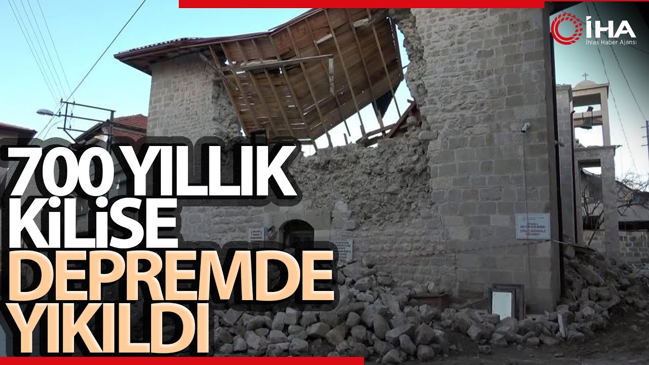 Hatay’da 700 Yıllık Meryem Ana Ortodoks Kilisesi Depremde Yıkıldı
