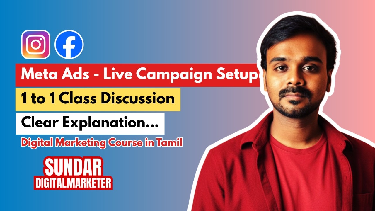 🔴 1 Hour Live Meta Ads Training in Tamil | 🔥1 to1 Class Discussion, Doubts Cleared, Meta Ads