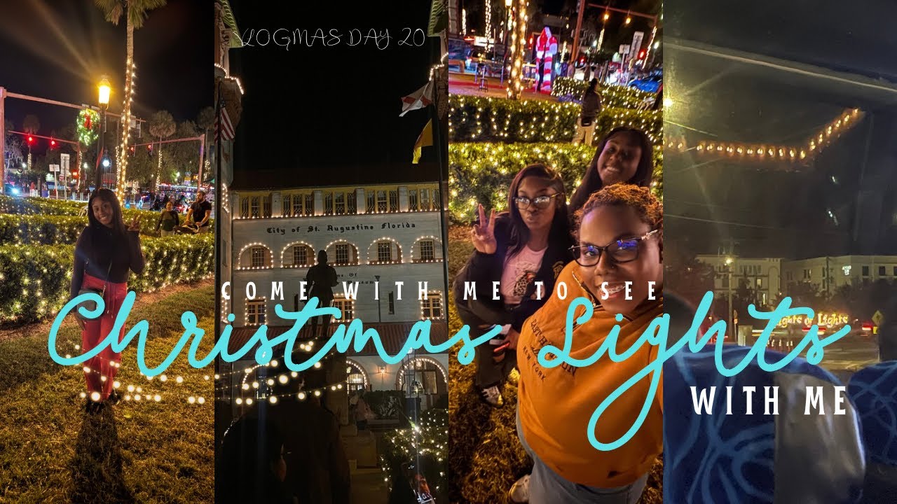 Vlogmas Day 20: Christmas Lights Vlog + Tour ✨🚗🎄