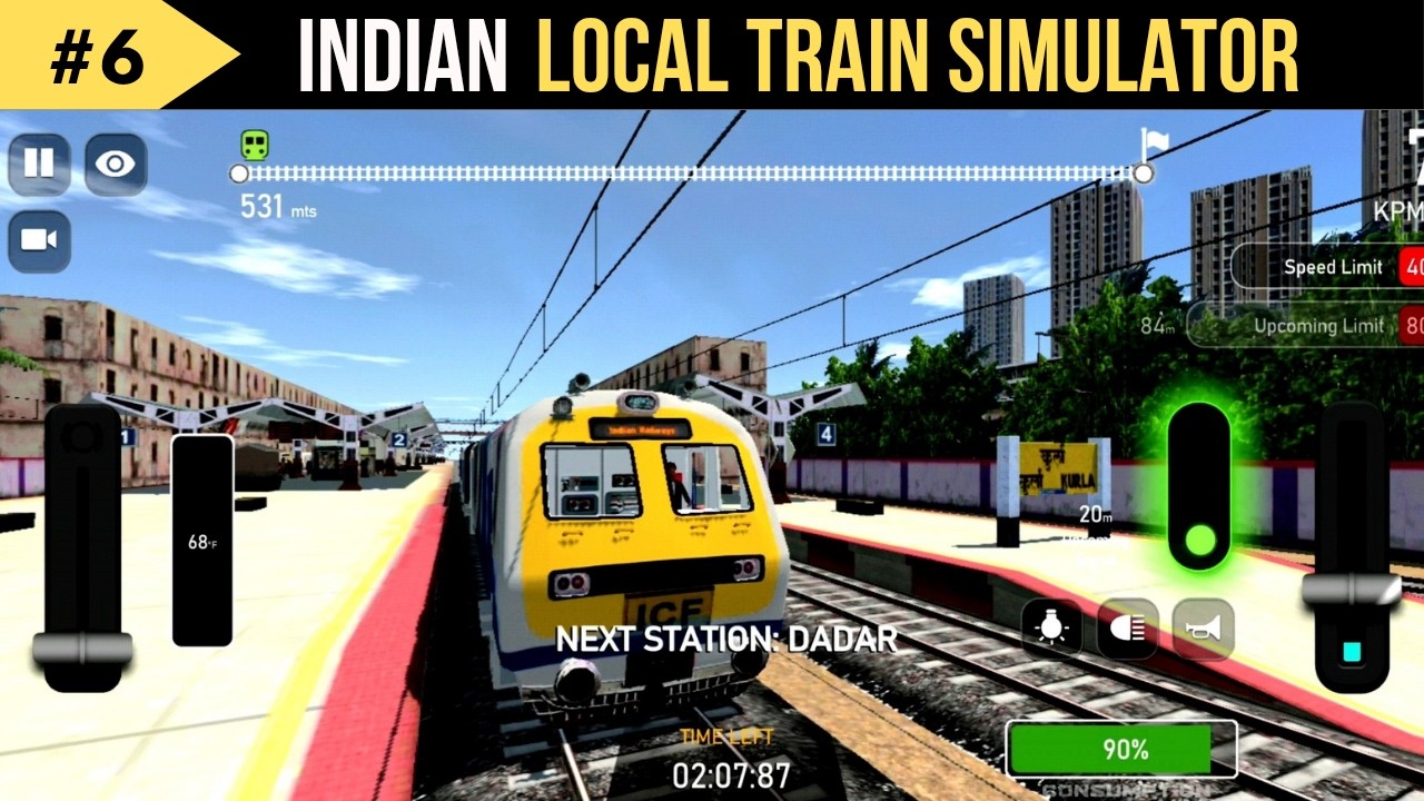 Indian train simulator - train simulator game - android gameplay