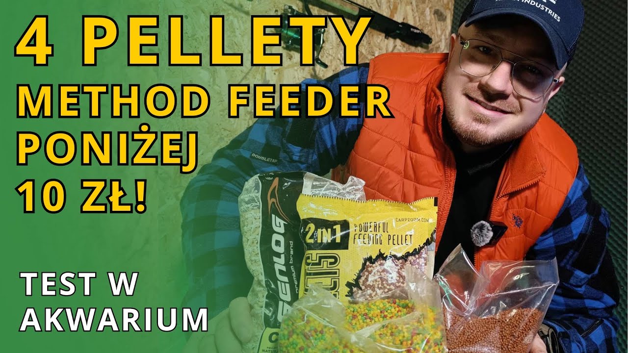 TANI pellet Method Feeder do 10 zł! TEST w akwarium | Garaż Blachy #2