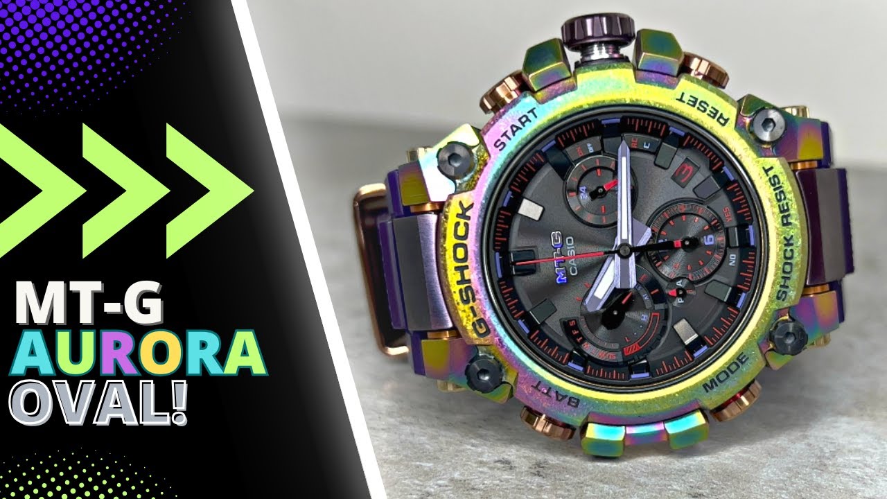 THE MESMERISING MT-G AURORA OVAL! | G-SHOCK MTG-B3000PRB-1A!