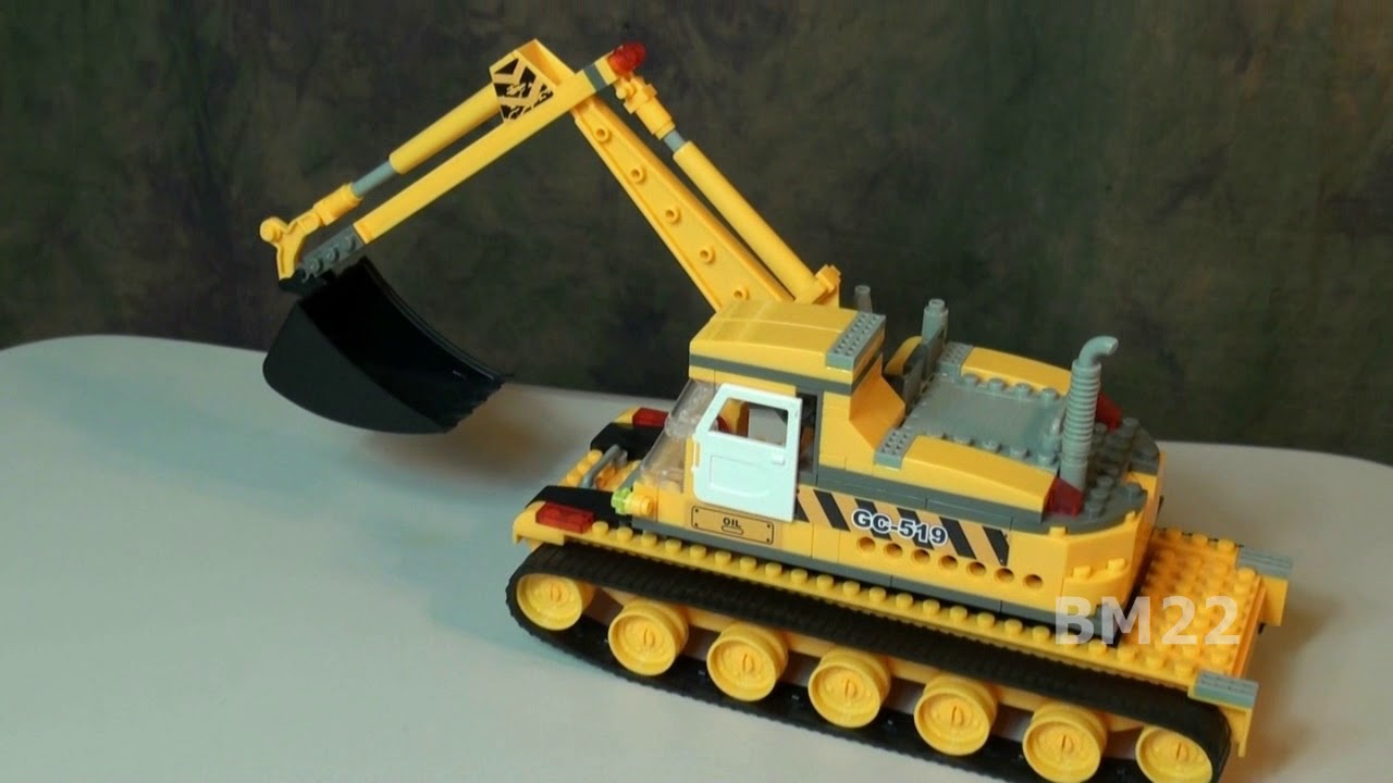 BanBao LEGO Compatible Excavator Digger Brick Toy Review