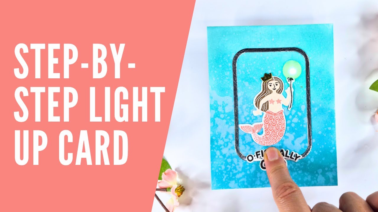 Interactive Light Up Mermaid Card Featuring Brand New Hero Arts Release