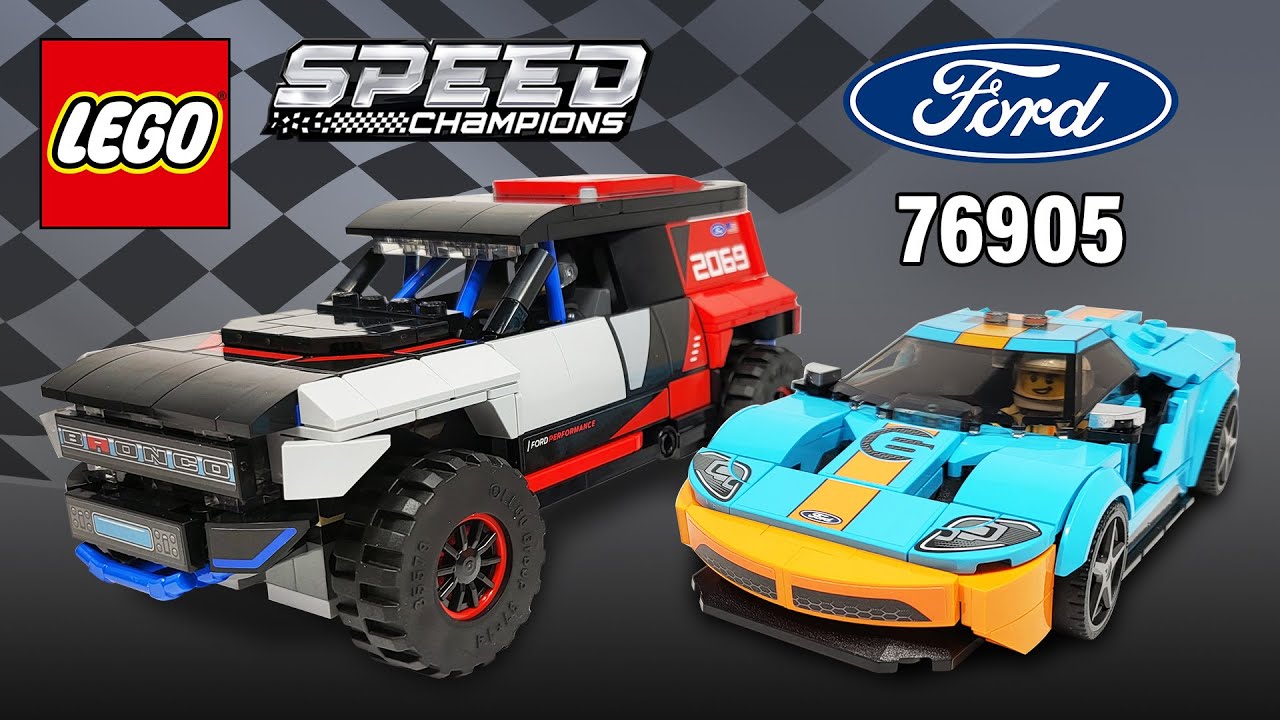 LEGO® Speed Champions Ford GT Heritage Edition and Bronco R (76905)[660 pcs] Instructions | TBB