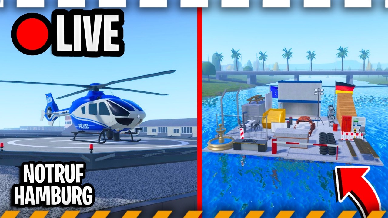 🔴 LIVE: WANN kommt das HELIKOPTER & BUILD UPDATE?! 👀 | Notruf Hamburg