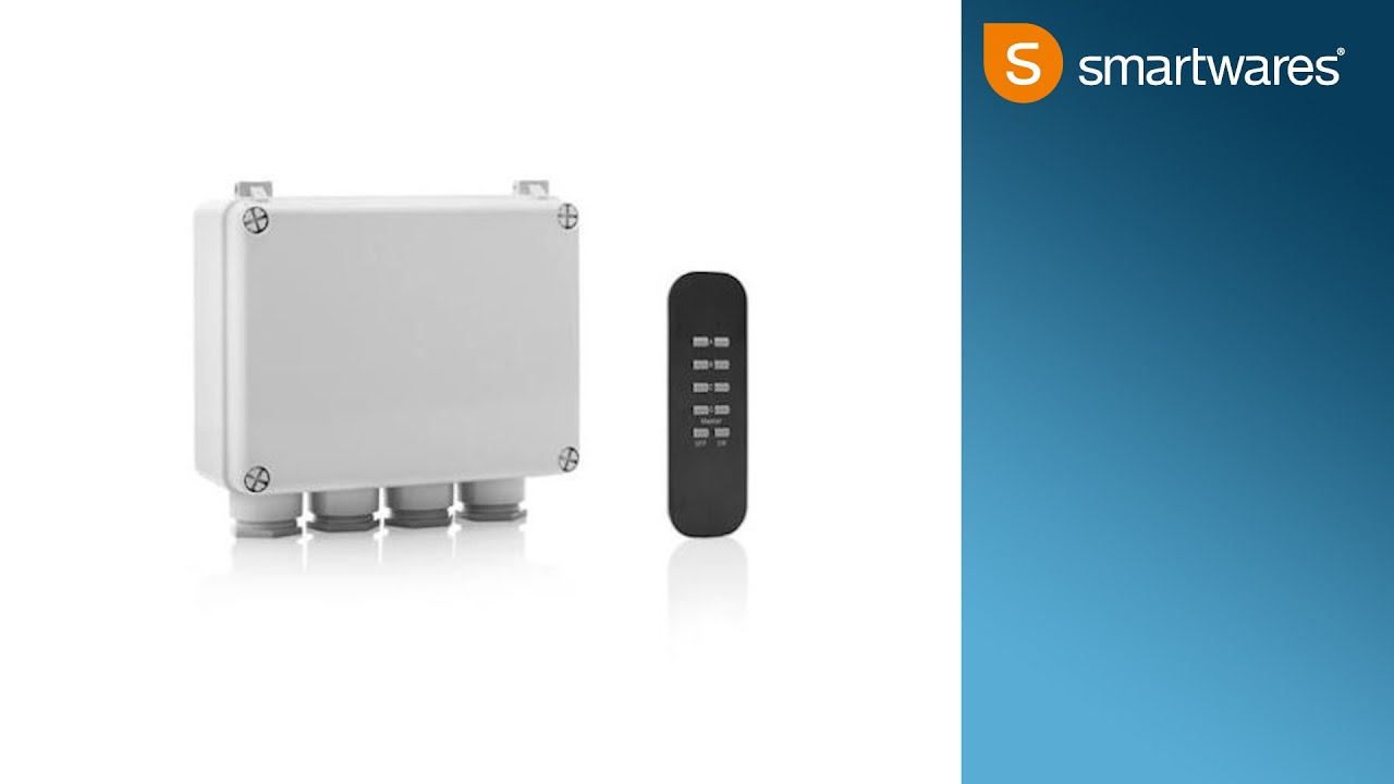 Smartwares Au&szlig;enleuchten 3-Kanal Schalter Set Outdoor 3-channel switch set SH5-SET-OB
