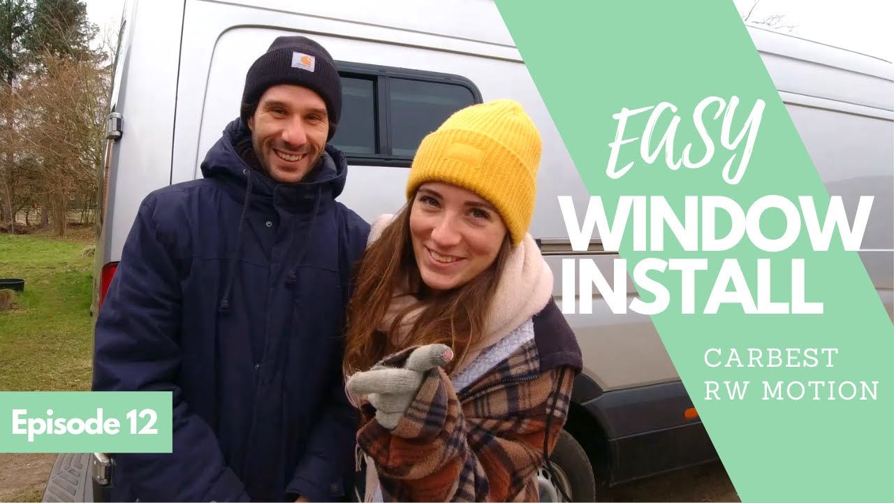 Easy Window Installation on the VAN | Carbest RW Motion | Mercedes Sprinter | VanBuild Ep. 12