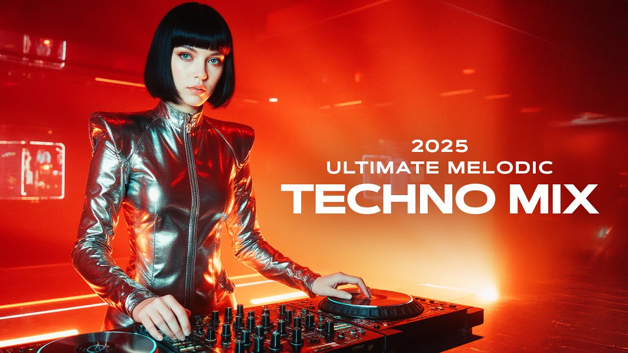 NEON SYNAPSE 🚀 ULTIMATE Melodic Techno Mix (4K Visualizer) for Deep Focus 2025