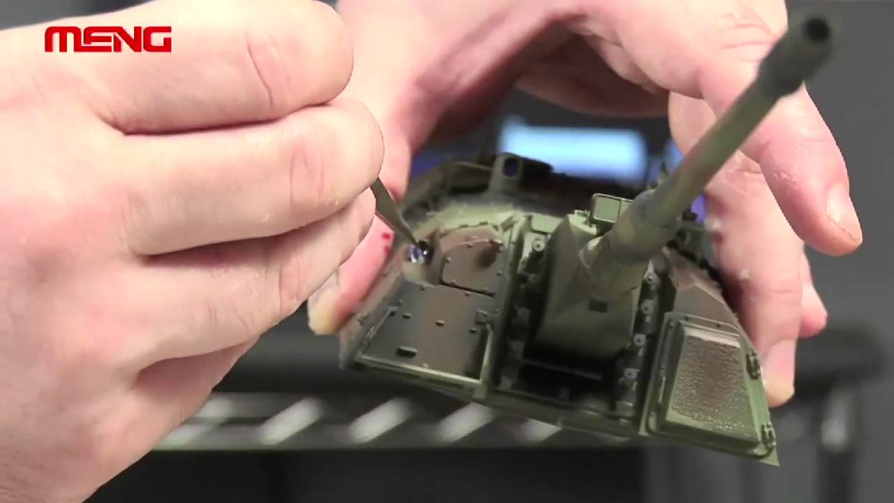MENG TS-012 ドイツPanzerhaubitze 2000自走榴弾砲の製作ビデオ