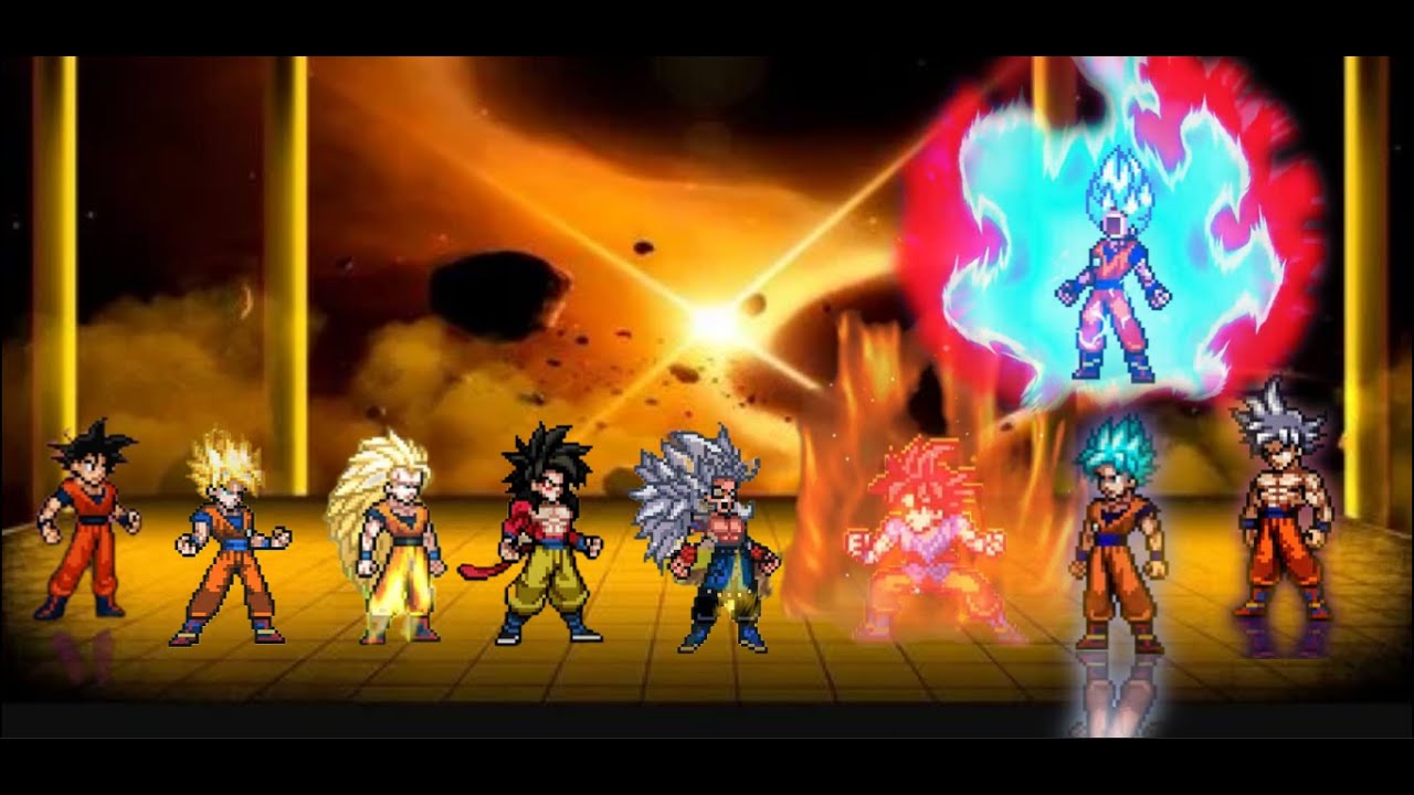 Collection: All Goku Forms in MUGEN JUS | Base to Ultra Instinct