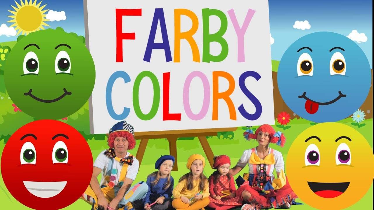 We learn colors in English - videoklip Farby po anglicky