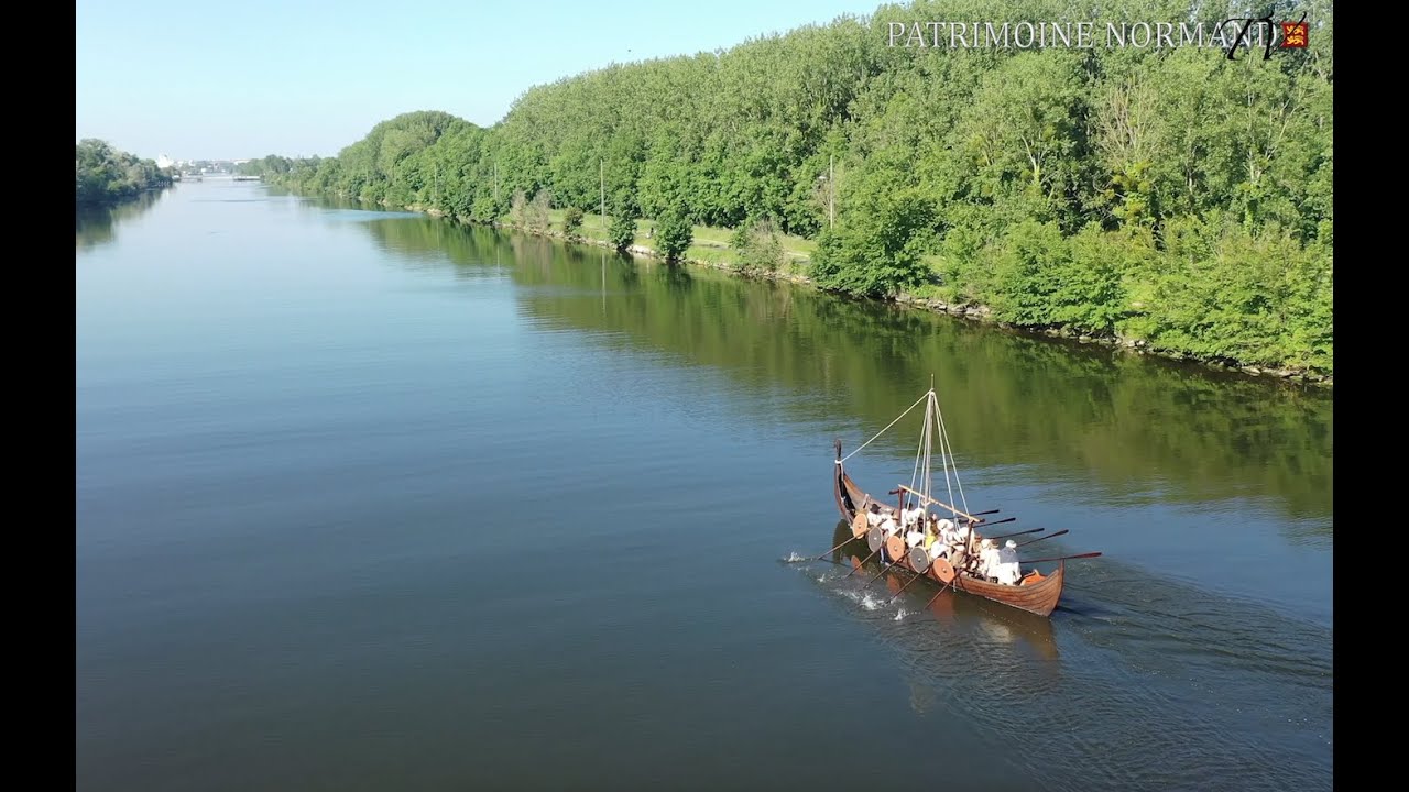 Le Langvin - Un bateau viking débarque à Ornavik