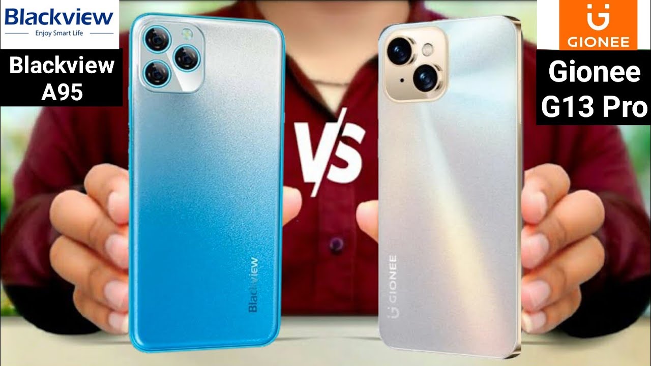 Blackview A95 vs Gionee G13 Pro || iPhone 13 Clone vs iPhone 13 Pro Clone