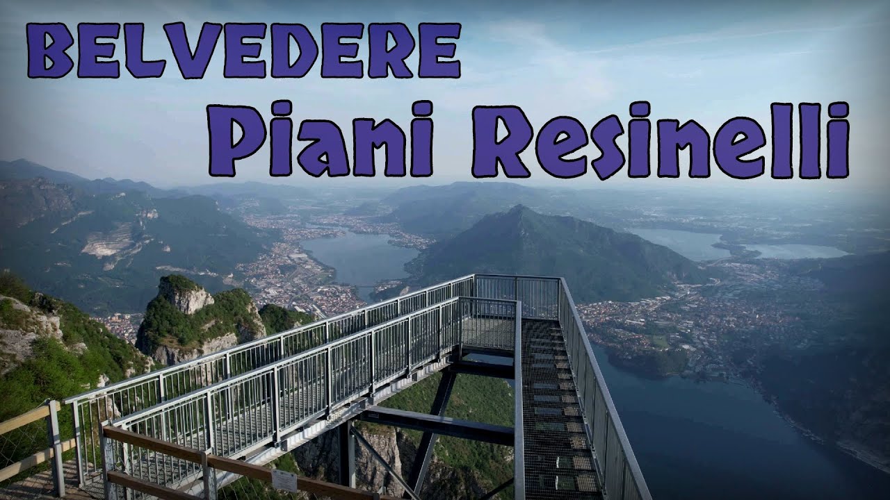 Il Belvedere dei Piani Resinelli - Lake Como aerial view