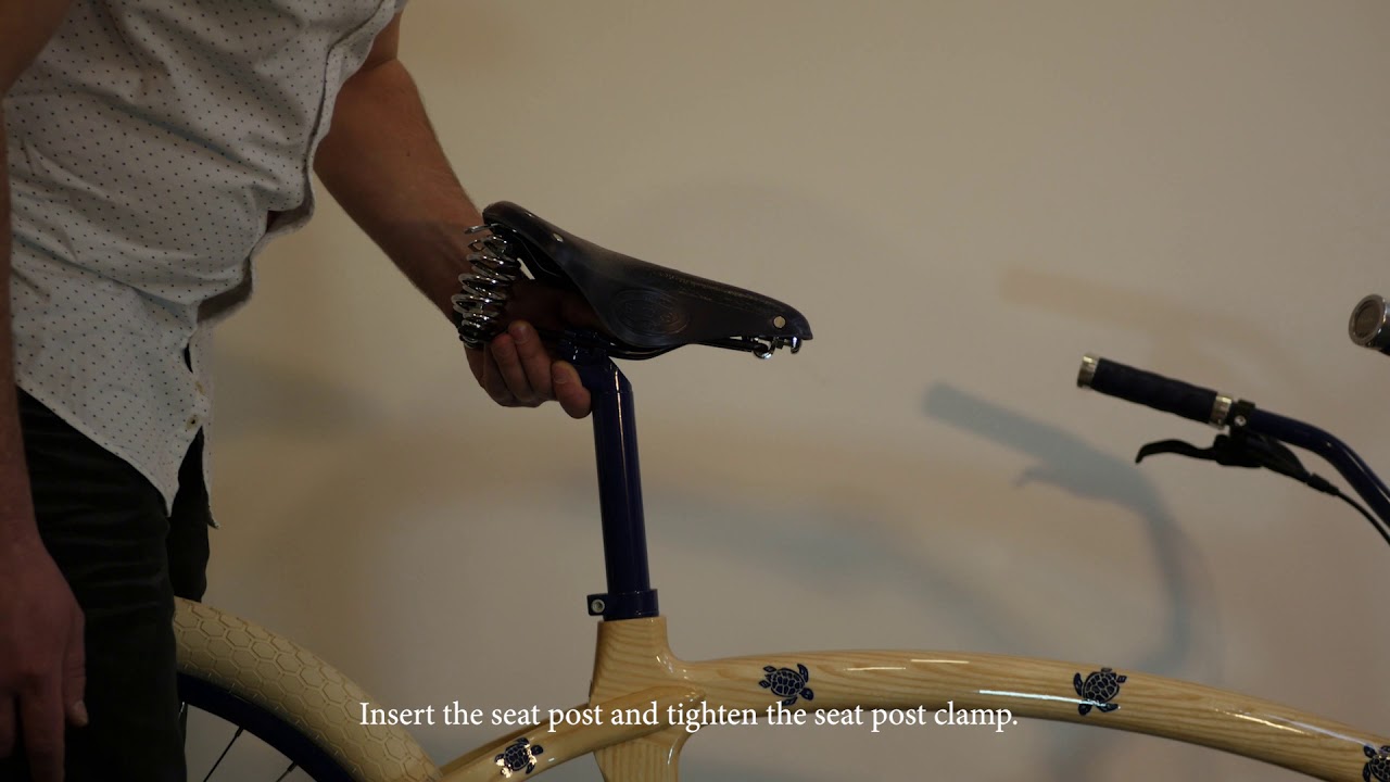 Putting together a Materia wooden bike