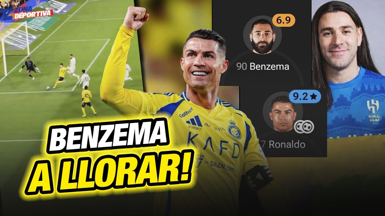 Cristiano Ronaldo REMONTA LA LIGA a BENZEMA - DOBLETE y RÉCORD DE CR7 GOL 964 - AL NASSR 4-0 AL HAZM