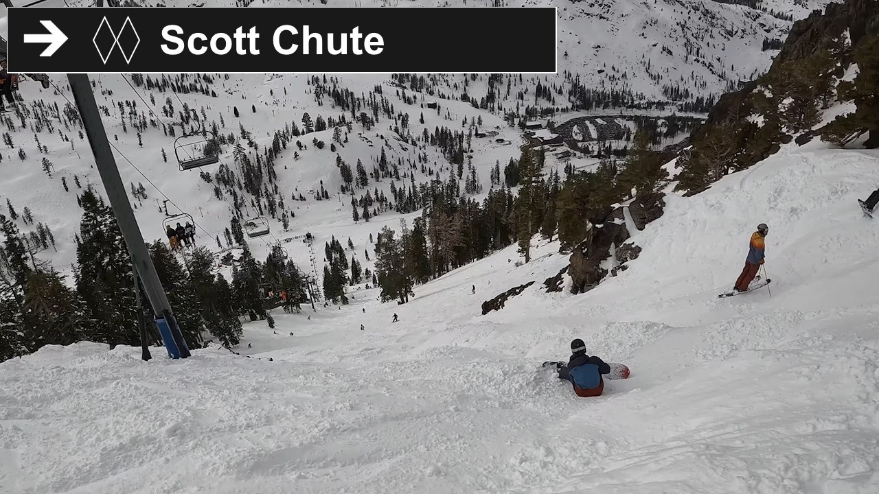 Palisades Tahoe, CA - ◊◊ Scott Chute to 🟦 Tiegel (2-21-26) [4K]