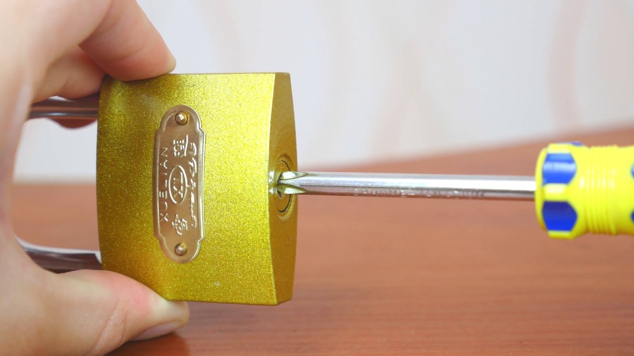 3 Ways to Open a Lock - How to break a padlock