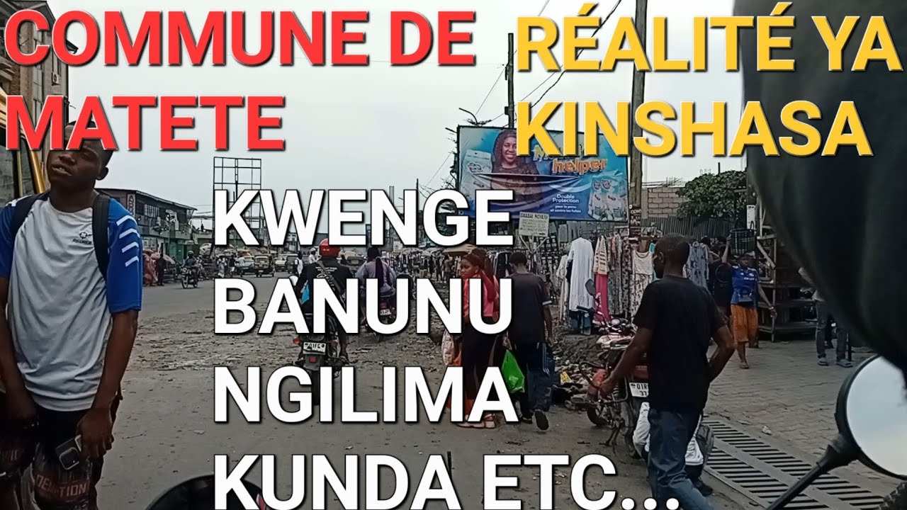 COMMUNE DE MATETE EN DANGÉ😭.REGARDÉ CE RÉALITÉ DANS LA VILLE DE KINSHASA.BA KONZI BO TALA MATETE