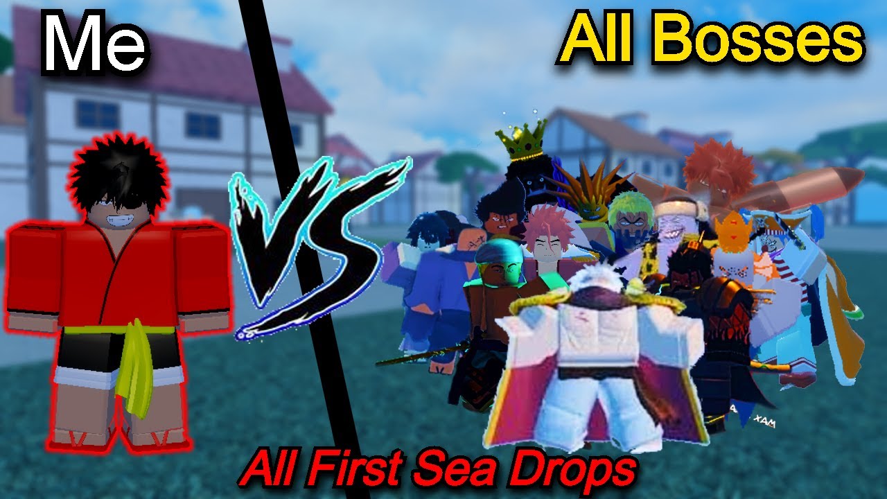 [GPO] What Getting Every Single Boss Drop In 1st Sea Looks Like