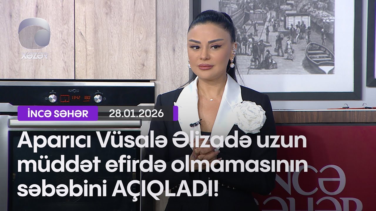 Aparıcı V&uuml;salə Əlizadə uzun m&uuml;ddət efirdə olmamasının səbəbini A&Ccedil;IQLADI!