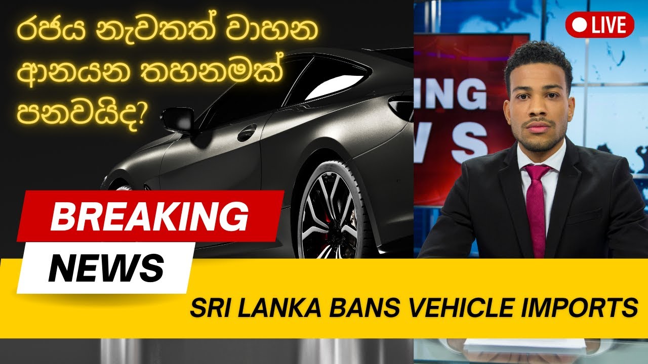 රජය නැවතත් වාහන ආනයන තහනමක් පනවයිද?Will Sri Lanka Ban Vehicle Imports?#srilanka #srilankaeconomy