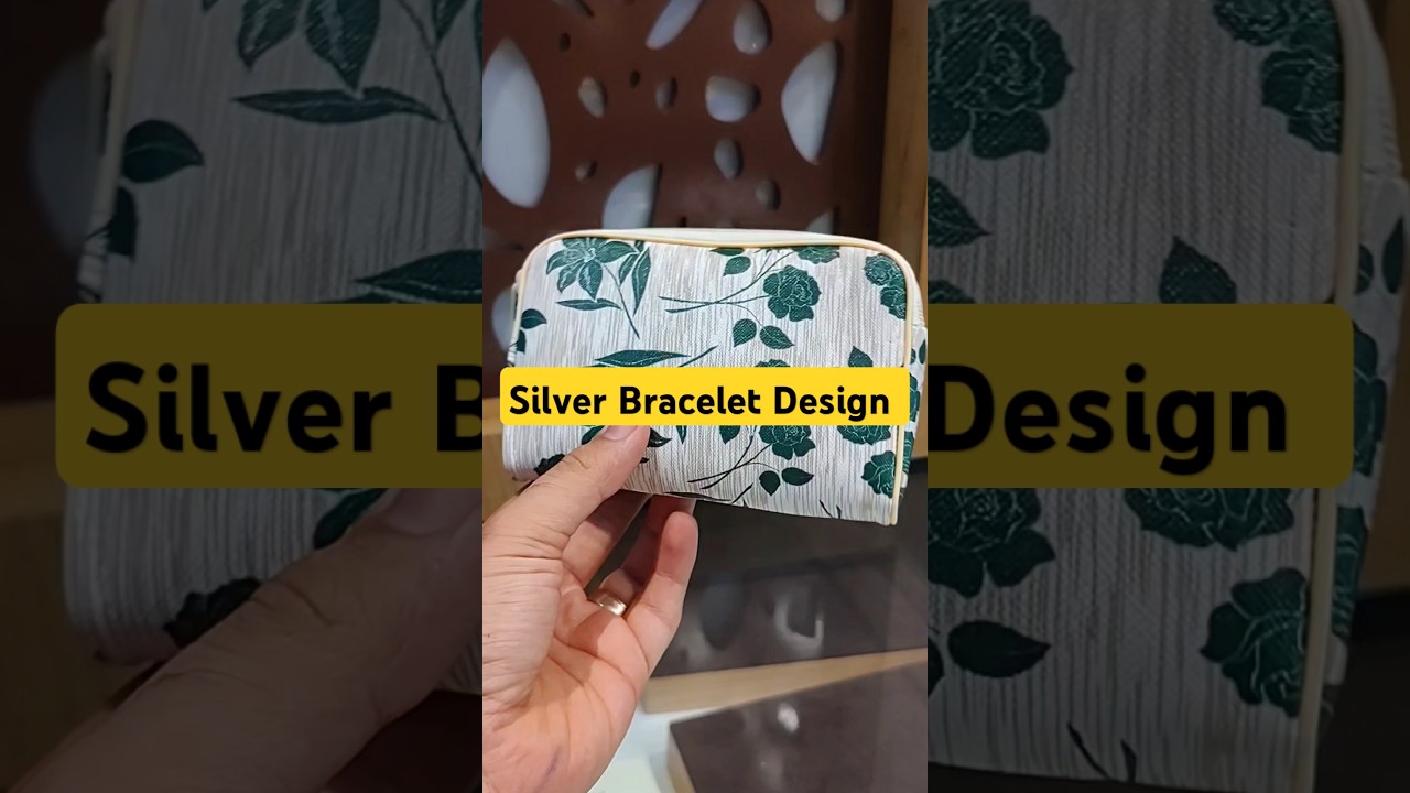 Beautiful Silver Bracelet Trending Design #bracelet #bracelets #viralvideo #jewellery #jewlary #gold