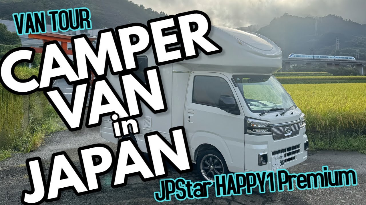 JAPAN VAN TOUR: We Hired A Tiny Van in Japan! (JP STAR Happy1 Premium) | Baked In My Car