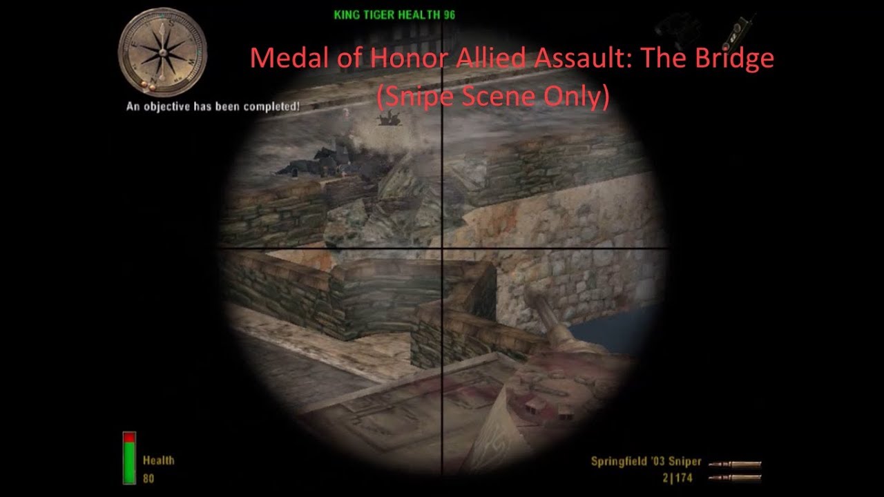 Medal of Honor Allied Assault: Protect The Bridge (Snipe Scene Only)