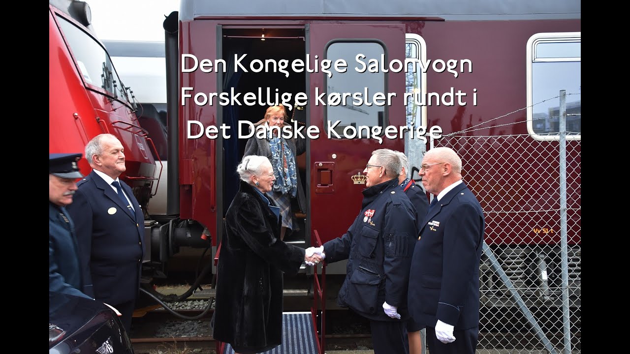 Den Kongelige Salonvogn - Forskellige kørsler rundt i Det Danske Kongerige 👑👑