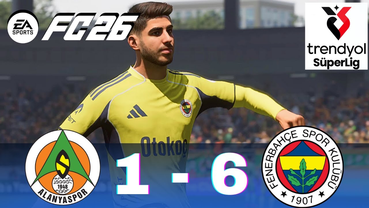 FC 26 – Alanyaspor vs Fenerbahçe | Süper Lig 2025/26 | PS5™ 4K60fps