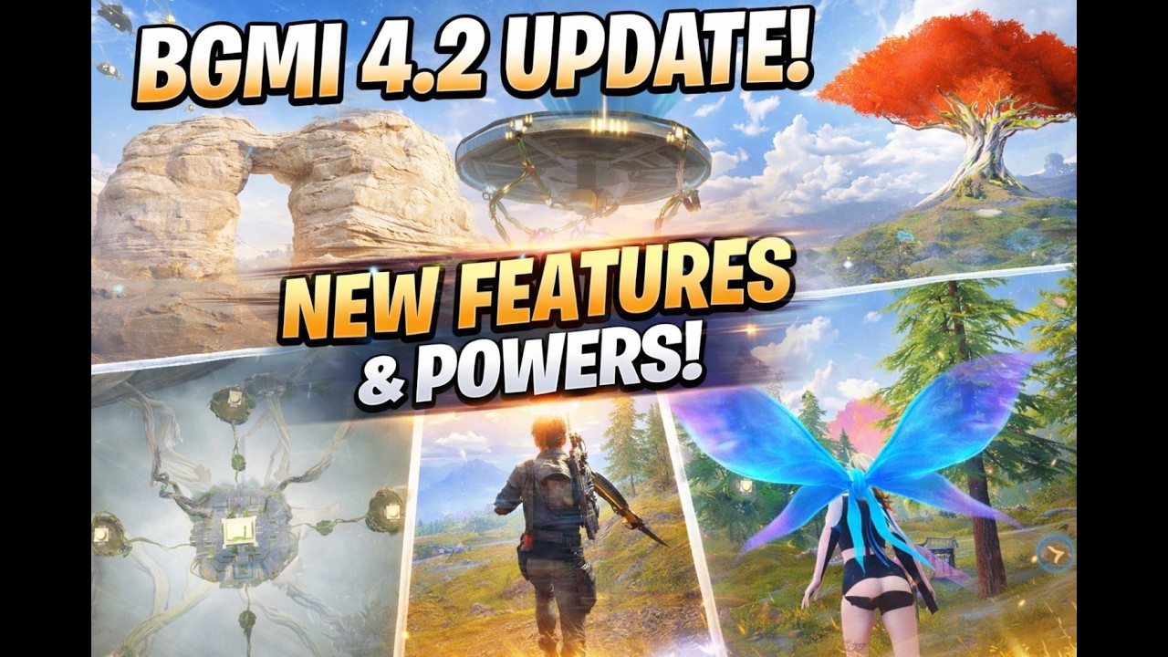 BGMI 4.2 Update 😱 NEW Powers, Flying Ability & Hidden Features!