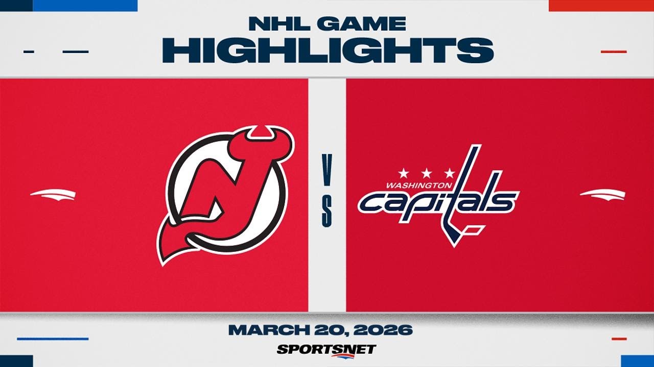 NHL Highlights | Devils vs. Capitals - March 20, 2026