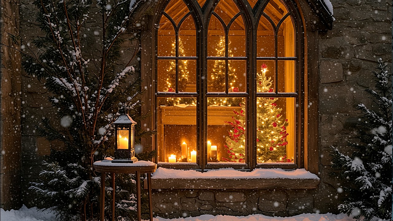 ❄️ Cozy Up in Scotland's Christmas Fairytale 🎄 Atmospheric Christmas House Tour with Fireplace ❄️🔥