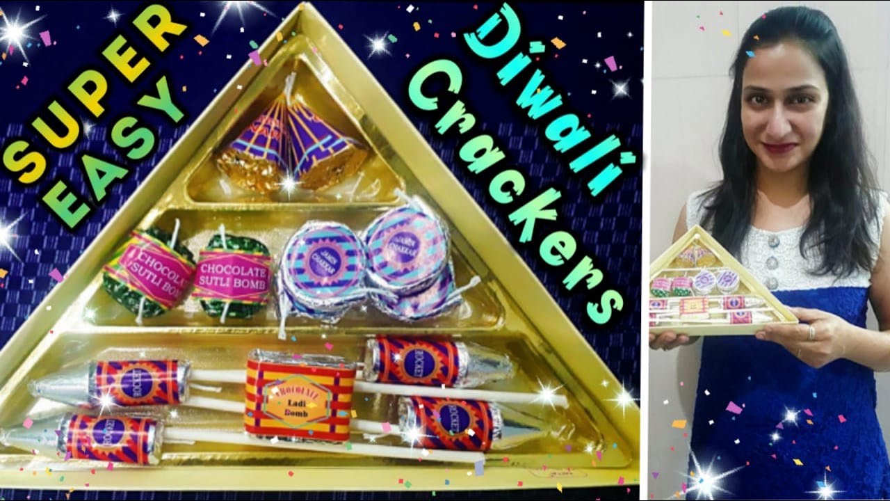 Diwali Chocolate Crackers💥 | Edible Cracker | Homemade Chocolates | Diwali Special Sweets