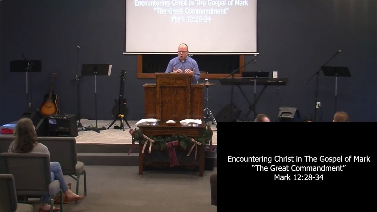 The Great Commandment | Mark 12:28-34 | 12/28/25 | Blake Bostick [HD]