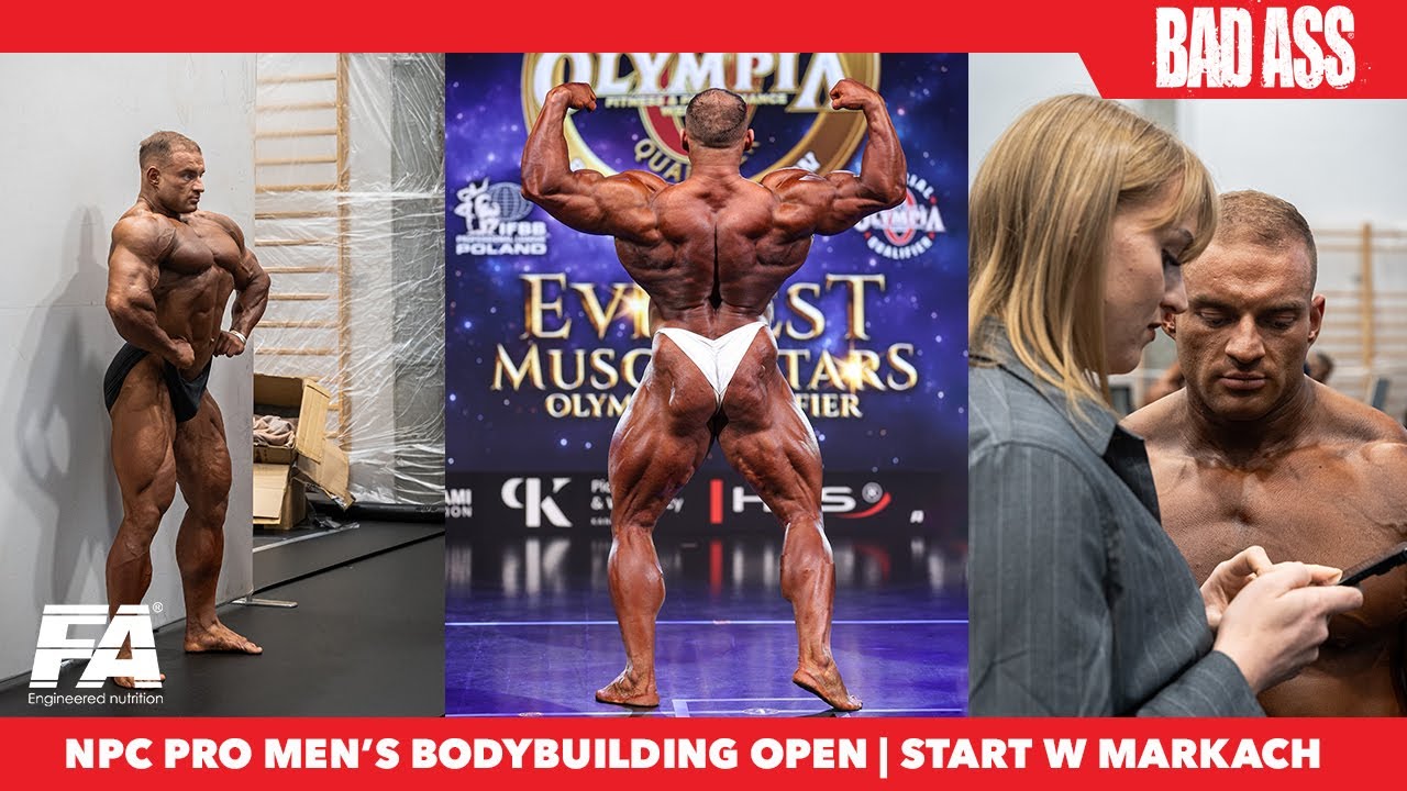 MÓJ START NA ZAWODACH NPC PRO MEN'S BODYBUILDING OPEN W MARKACH