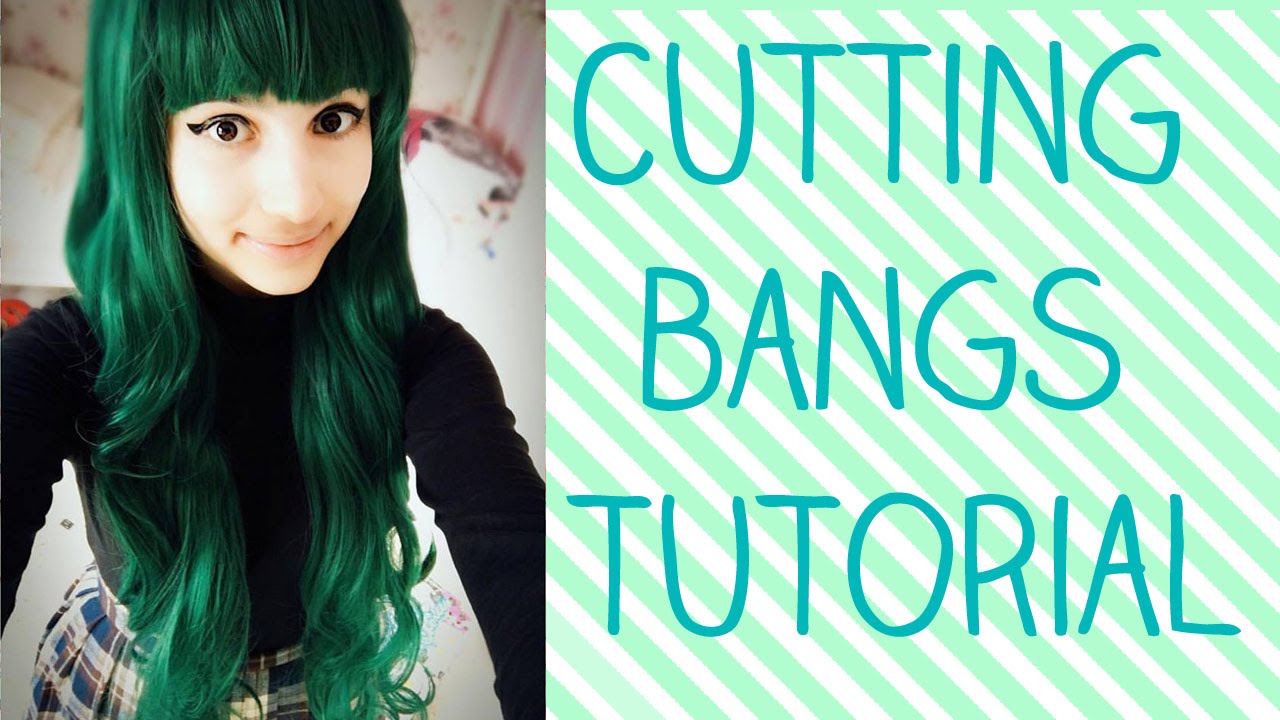 Cosplay Wig Styling Tutorial - Cutting Bangs